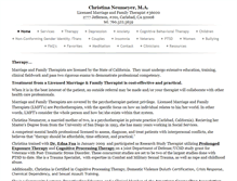 Tablet Screenshot of christinaneumeyer.org